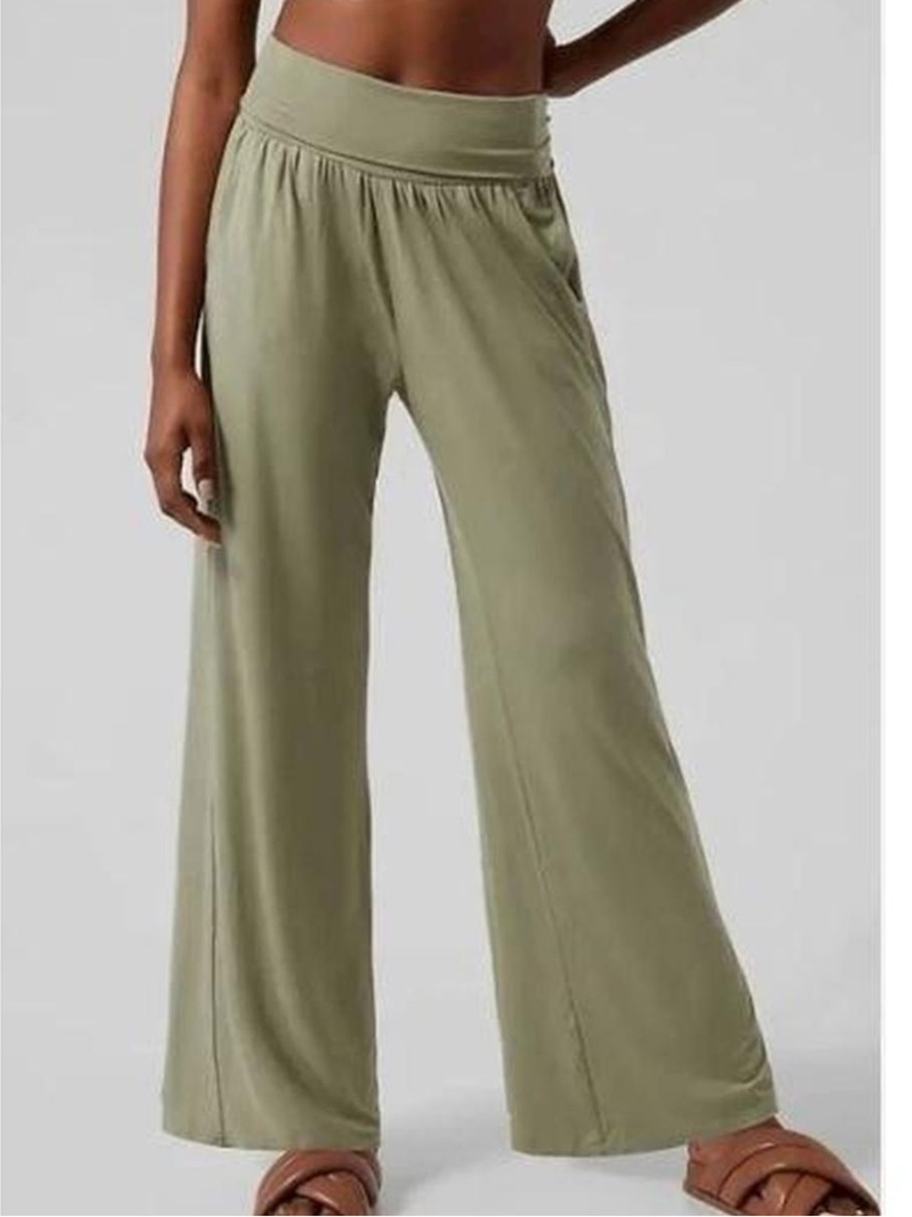 Athleta STUDIO WIDE LEG PANT PANTALON